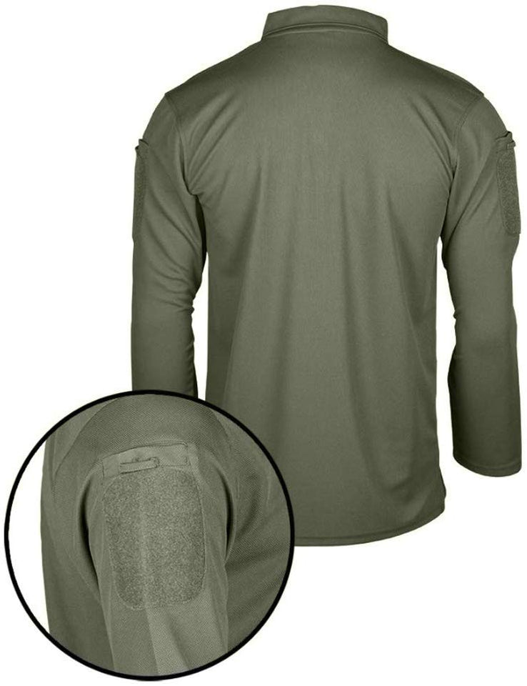 Mil-Tec - Playera táctica de Manga Larga de Secado rápido