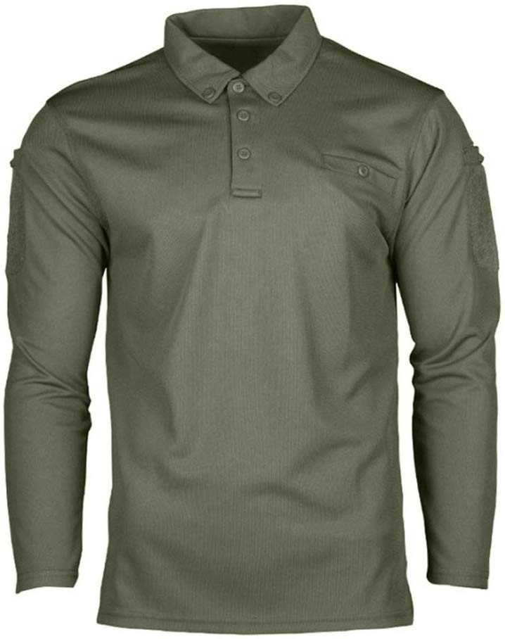 Mil-Tec - Playera táctica de Manga Larga de Secado rápido