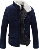 Sunshinejourney-Jackets 2018 - Chamarra de Piel para Hombre, diseño de otoño e Invierno