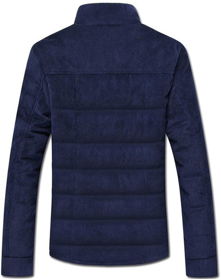 Sunshinejourney-Jackets 2018 - Chamarra de Piel para Hombre, diseño de otoño e Invierno
