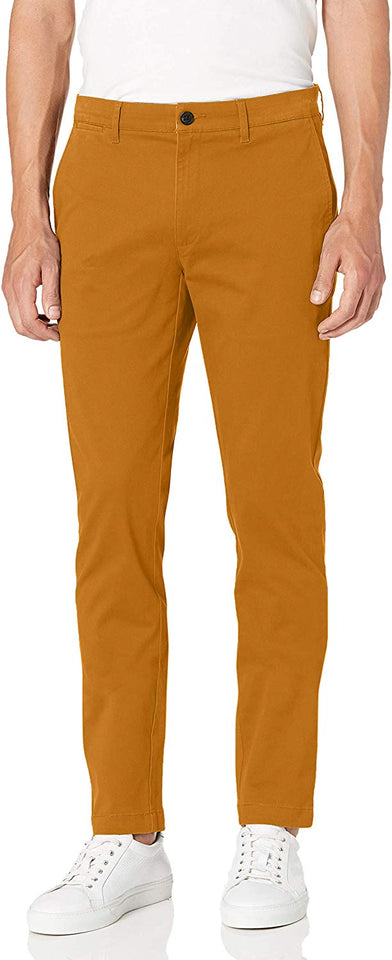 Goodthreads, pantalón Chino elástico para Hombre, Ajustado, Lavado, cómodo y Ajustado