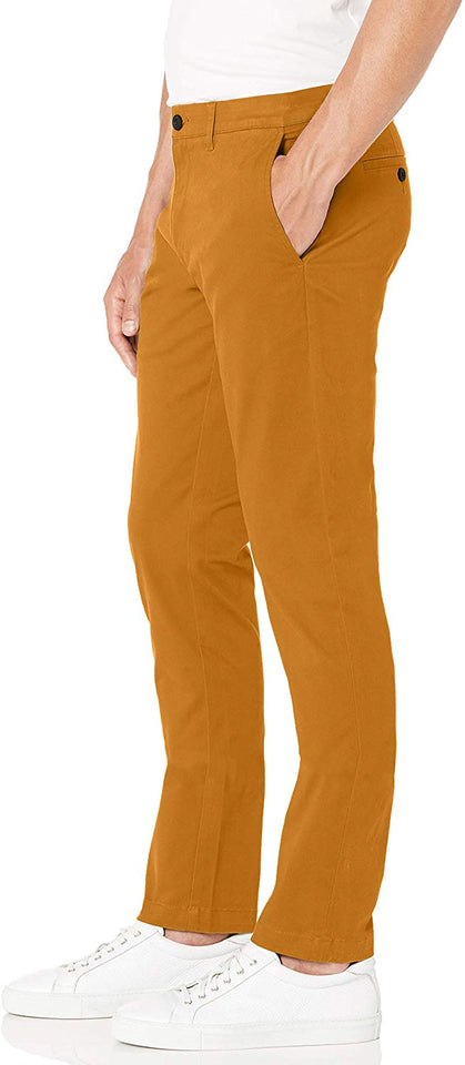 Goodthreads, pantalón Chino elástico para Hombre, Ajustado, Lavado, cómodo y Ajustado