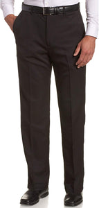 Haggar Cool 18 pantalón de Cintura expandible Oculto con Frente Liso, Ajuste clásico