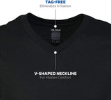 Gildan - Camiseta interior cuello-V Paquete de 5 para Hombres