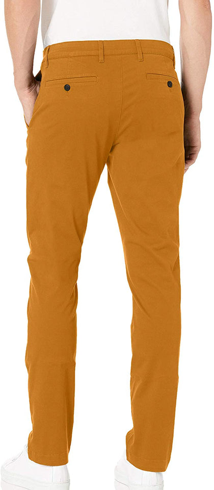 Goodthreads, pantalón Chino elástico para Hombre, Ajustado, Lavado, cómodo y Ajustado