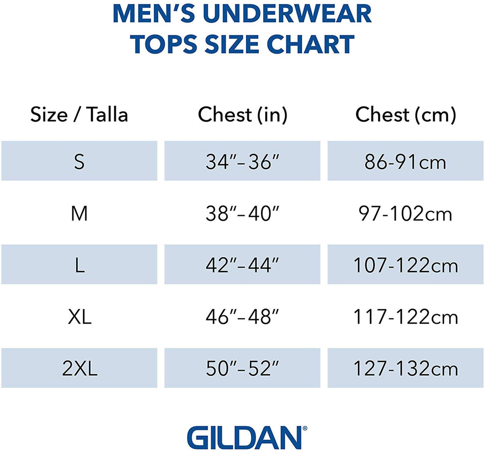 Gildan - Camiseta interior cuello-V Paquete de 5 para Hombres