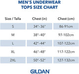 Gildan - Camiseta interior cuello-V Paquete de 5 para Hombres