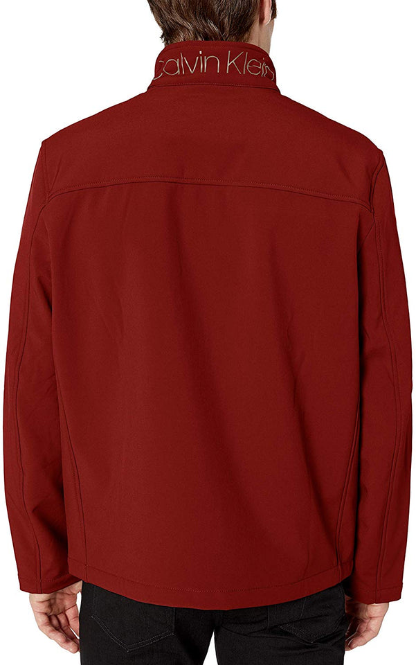 Calvin Klein - Chamarra para Hombre (Tejido Softshell, Parte Inferior Abierta)
