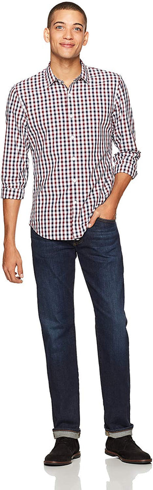 Goodthreads - Playera de Manga Larga para Hombre