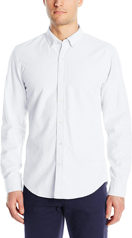 Goodthreads Camisa Oxford de Manga Larga para Hombre, Ajustada