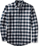 Amazon Essentials para hombre ajuste Regular manga larga Plaid camisa de franela