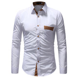 Camisa Para Hombre | Camisa Casual Bolsillo De Moda
